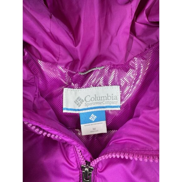 Columbia Youth Pike Lake II Hooded Jacket Magenta Medium NWT - Picture 3 of 4